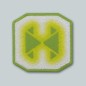 Patch ricamato HAYPER VERDE SFUMATO