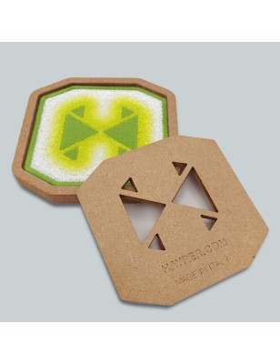 Patch ricamato HAYPER VERDE SFUMATO