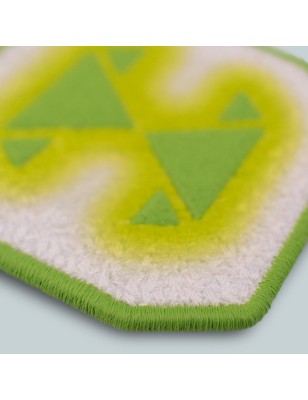 Patch ricamato HAYPER VERDE SFUMATO