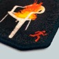 Patch ricamato SEDIA INFUOCATA