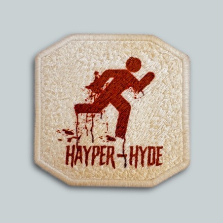 Patch ricamato HYDE INSANGUINATO BIANCO VINTAGE