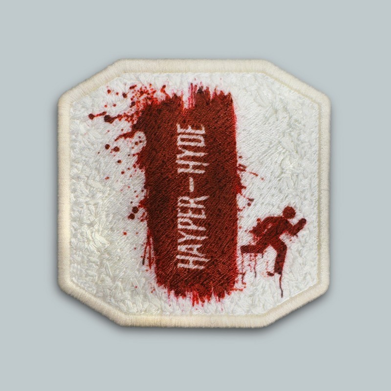 Patch ricamato PENNELLATA SANGUE