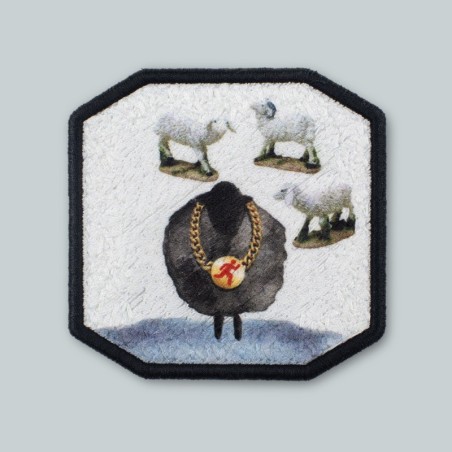 Patch ricamato PECORA NERA