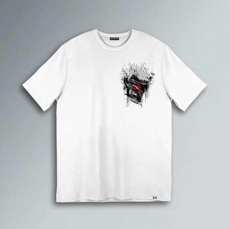 T-SHIRT PENNELATA GRUNGE