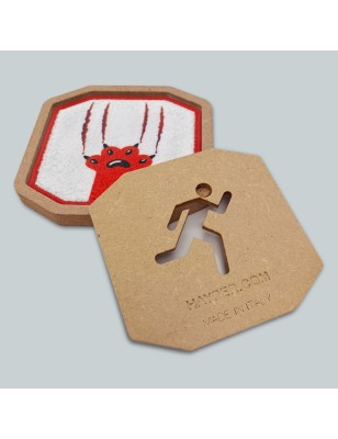 Patch ricamato ZAMPETTA ROSSA F-W