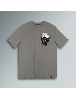 T-SHIRT PENNELATA GRUNGE