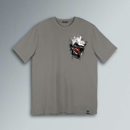 T-SHIRT PENNELATA GRUNGE