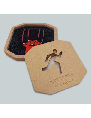 Patch ricamato ZAMPETTA ROSSA F-N