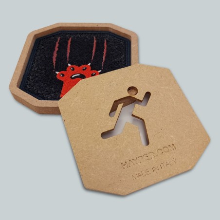 Patch ricamato ZAMPETTA ROSSA F-N