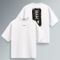 T-SHIRT OVER PENNELLATA NERA