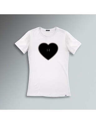 T-SHIRT SLIM CUORE SFUMATO