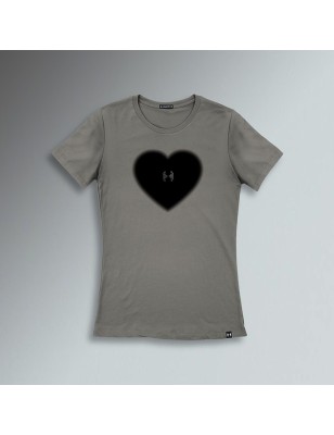 T-SHIRT SLIM CUORE SFUMATO
