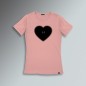 T-SHIRT SLIM CUORE SFUMATO