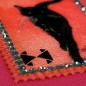 T-SHIRT REGULAR DONNA - GATTO NERO SWAROVSKI
