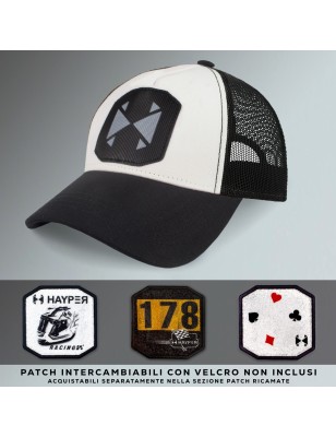 CAPPELLO TRUCKER BLACK-WHITE HAYPER