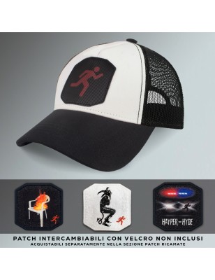 CAPPELLO TRUCKER BLACK-WHITE Hayper-Hyde