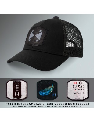 CAPPELLO TRUCKER TOTAL BLACK HAYPER