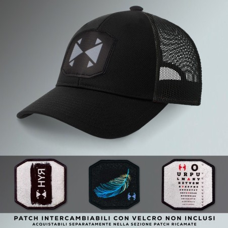 CAPPELLO TRUCKER TOTAL BLACK HAYPER