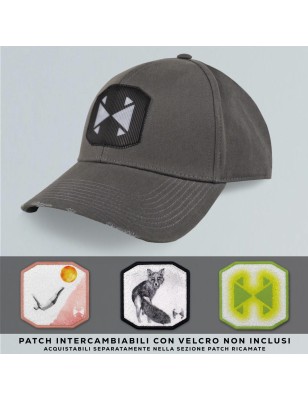 CAPPELLO BASEBALL GRIGIO WASHED HAYPER