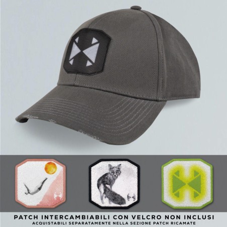 CAPPELLO BASEBALL GRIGIO WASHED HAYPER