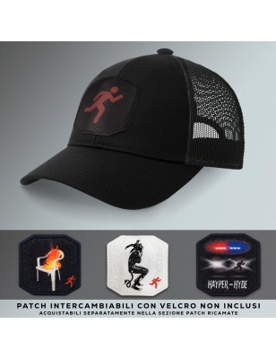CAPPELLO TRUCKER TOTAL BLACK Hayper-Hyde