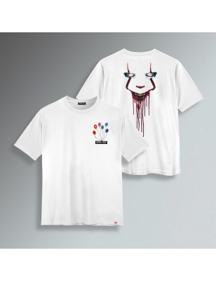 T-SHIRT REGULAR DONNA - HORROR PAGLIACCIO IT