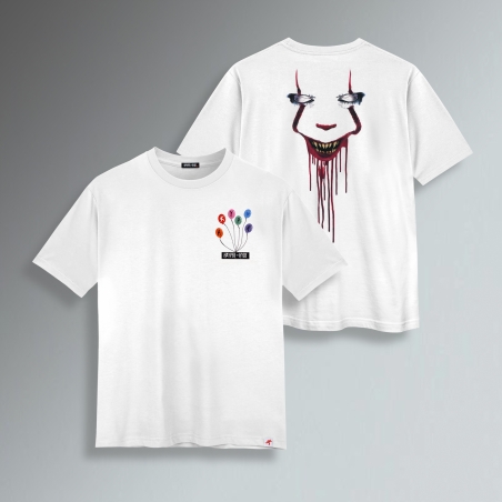T-SHIRT REGULAR DONNA - HORROR PAGLIACCIO IT