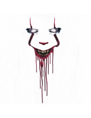 T-SHIRT REGULAR DONNA - HORROR PAGLIACCIO IT
