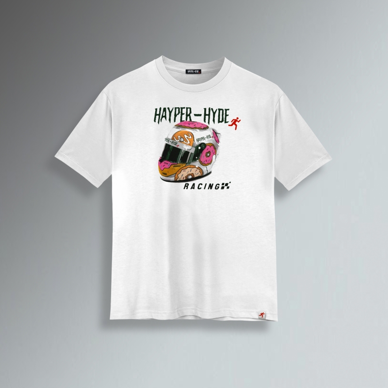 T-SHIRT REGULAR DONNA - CASCO DONUTS RACING