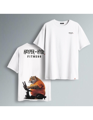 T-SHIRT OVER FIT LEOPARDO FITNESS