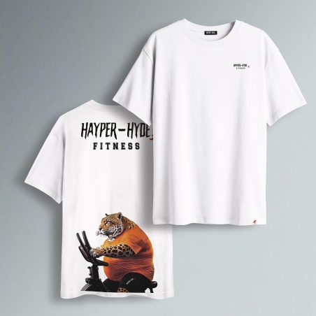T-SHIRT OVER FIT LEOPARDO FITNESS