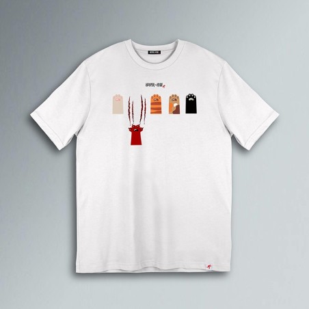 T-SHIRT ZAMPETTE CON GRAFFIO