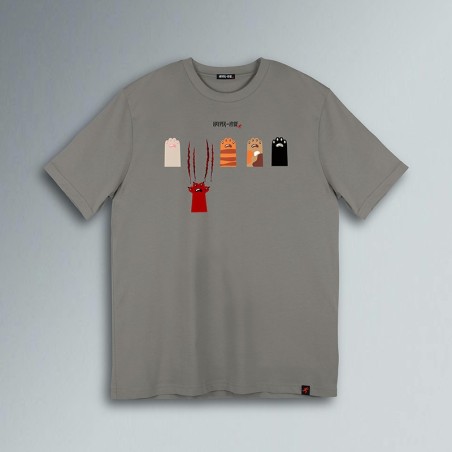 T-SHIRT ZAMPETTE CON GRAFFIO