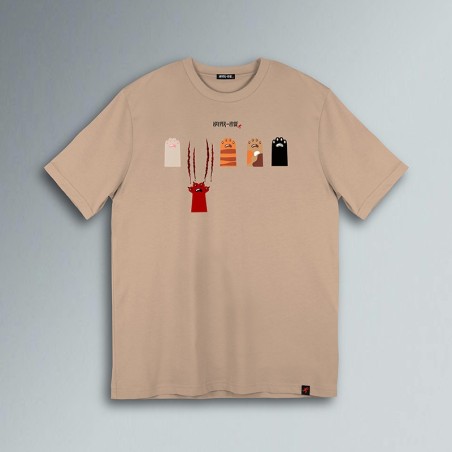 T-SHIRT ZAMPETTE CON GRAFFIO