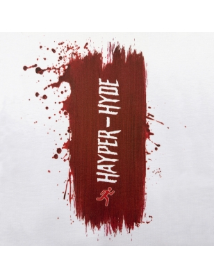 T-SHIRT OVER PENNELLATA SANGUE
