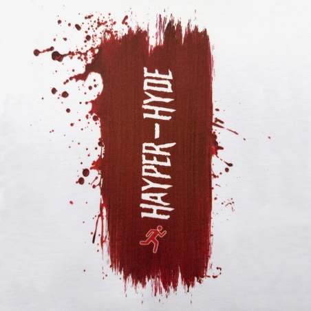 T-SHIRT OVER PENNELLATA SANGUE